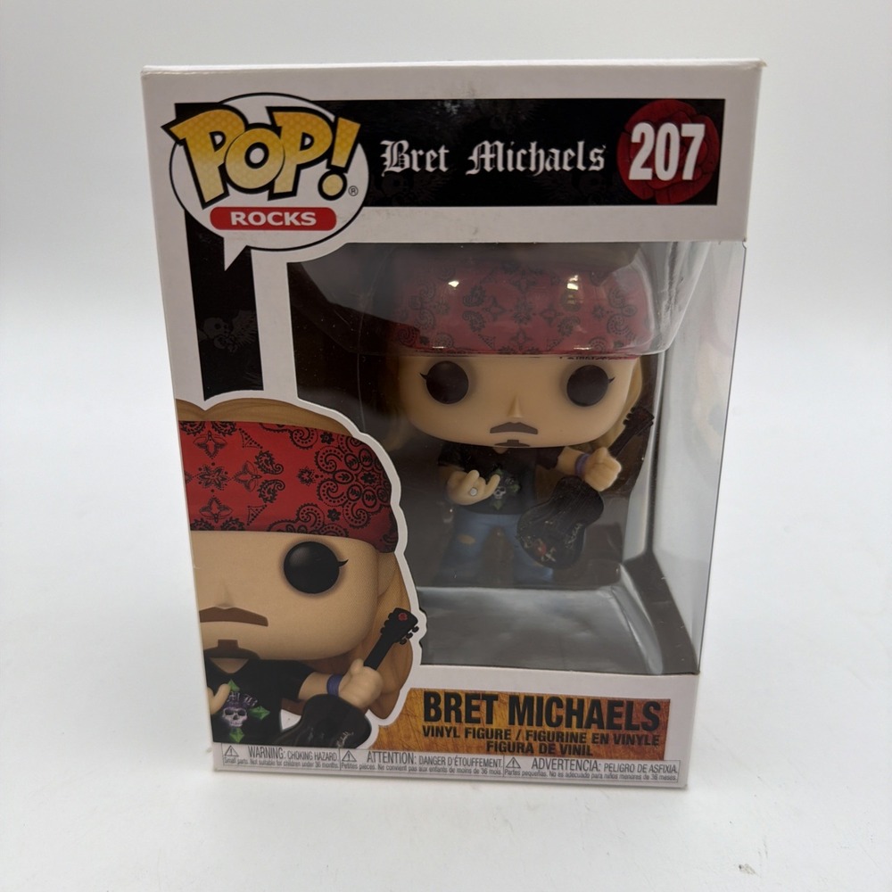 Funko Pop Rocks Bret Michaels #207